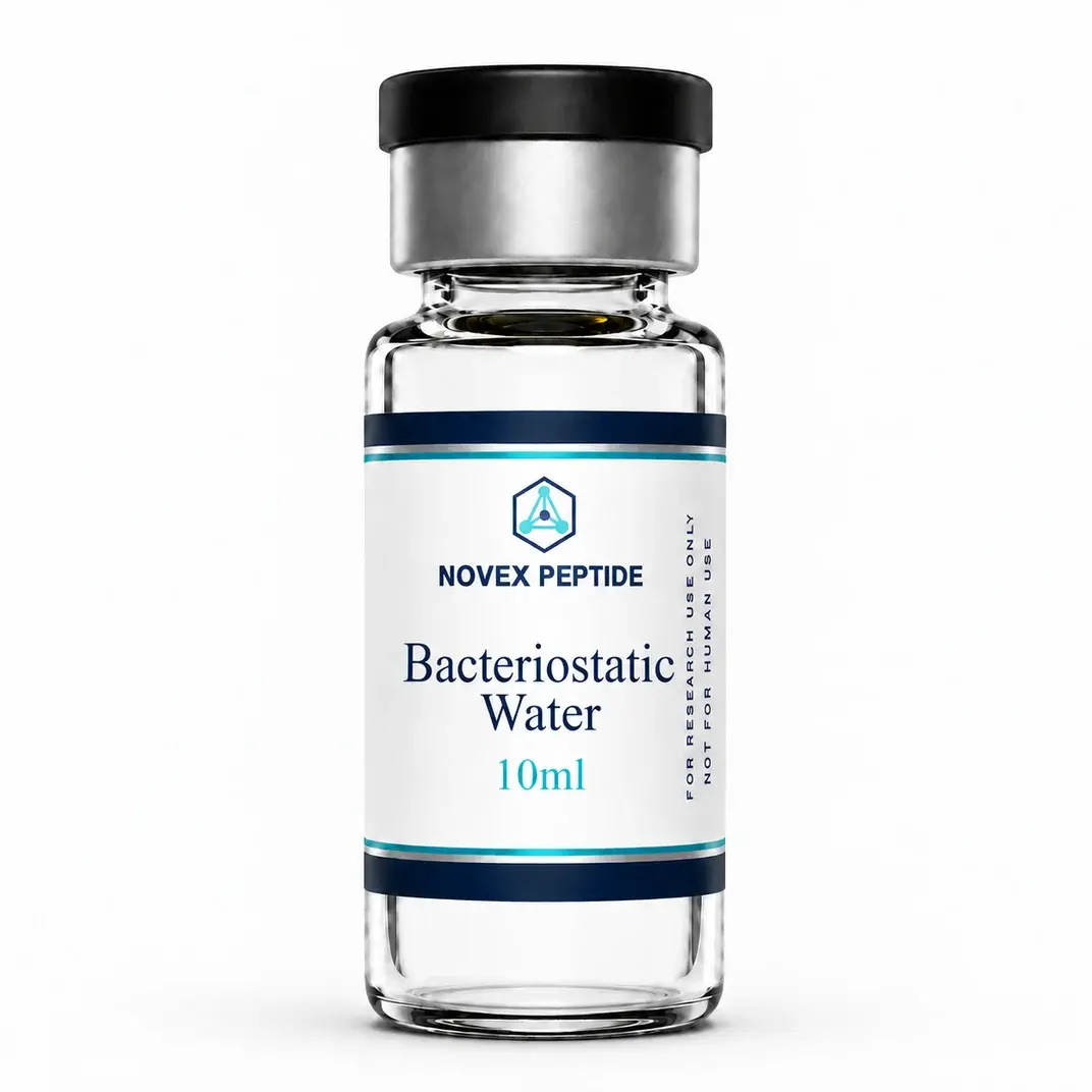 Novex Peptide Bacteriostatic Water 10ml research vial