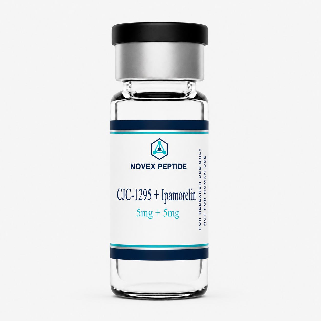 Novex Peptide CJC-1295 + Ipamorelin Blend 5+5mg research vial